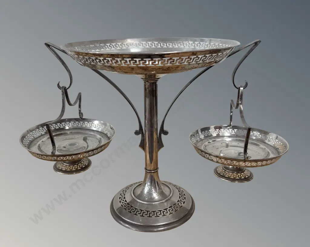 Sterling Silver Epergne, H28xDia40cm TW1163gms Image 1++