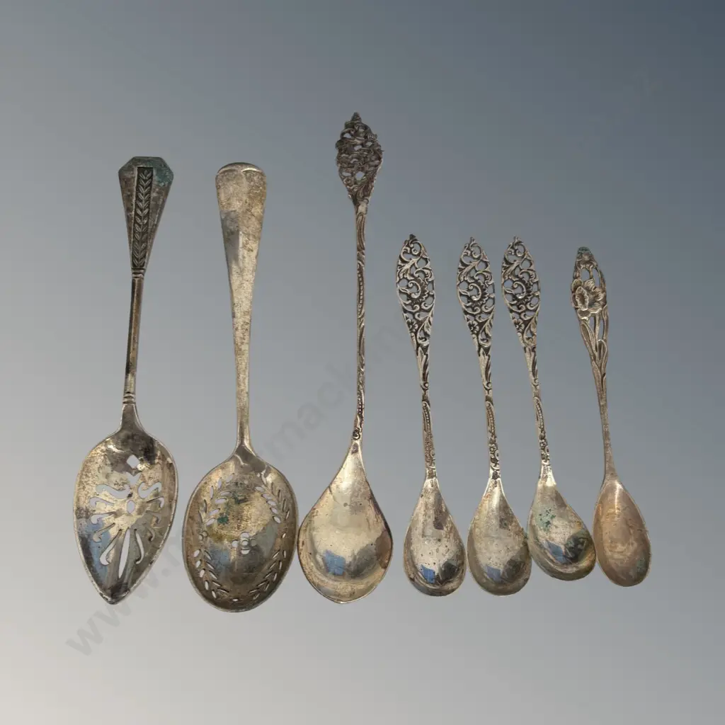 Assorted Dutch .835 Silver Spoons TW100gms Image 1++