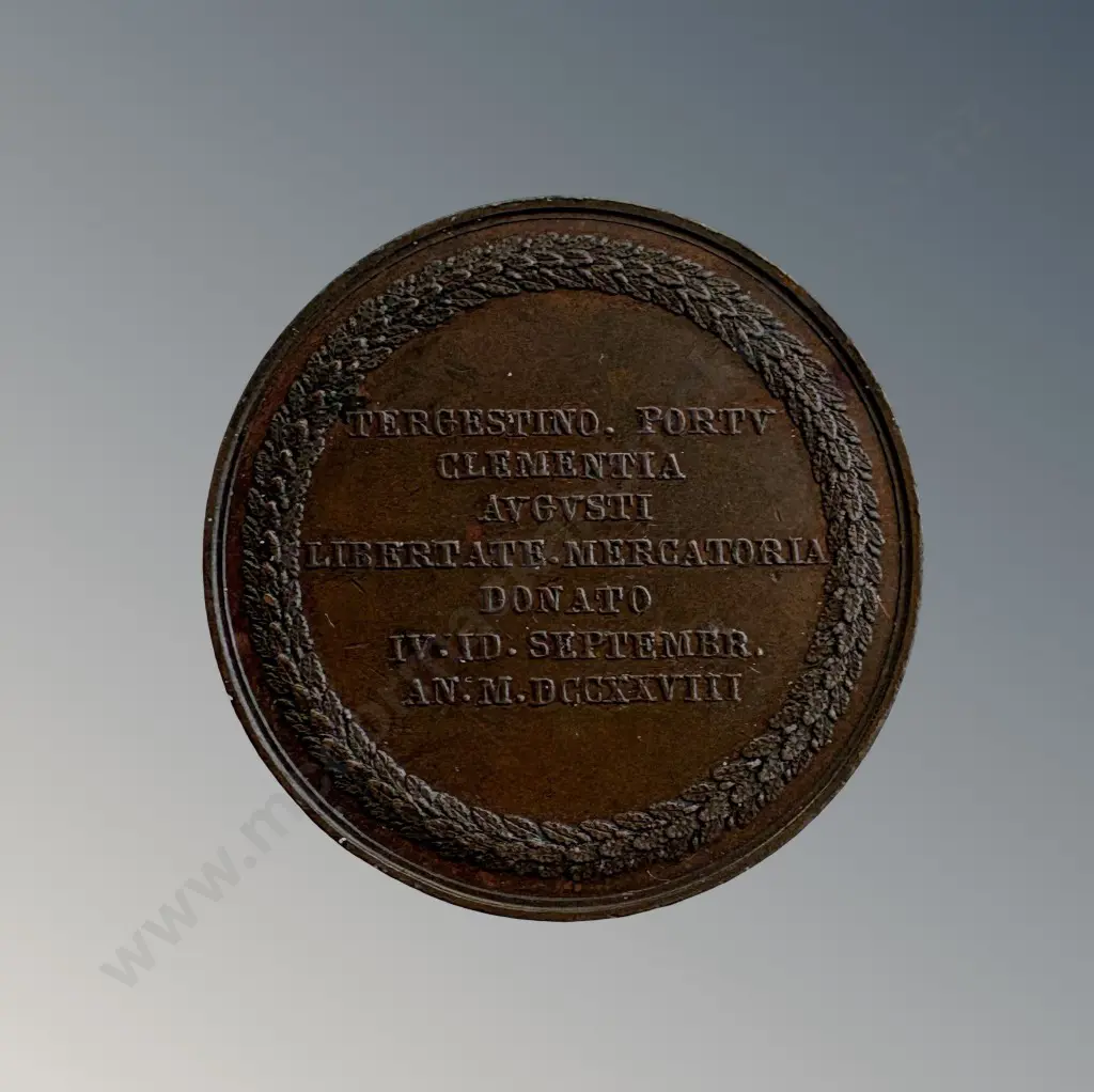 19th Century Commemorative Copper Medal - Victoria Visit to the City of London Image 1++
