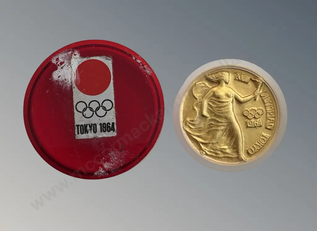 1964 Tokyo Olympic Commemorative Medal Image 1++