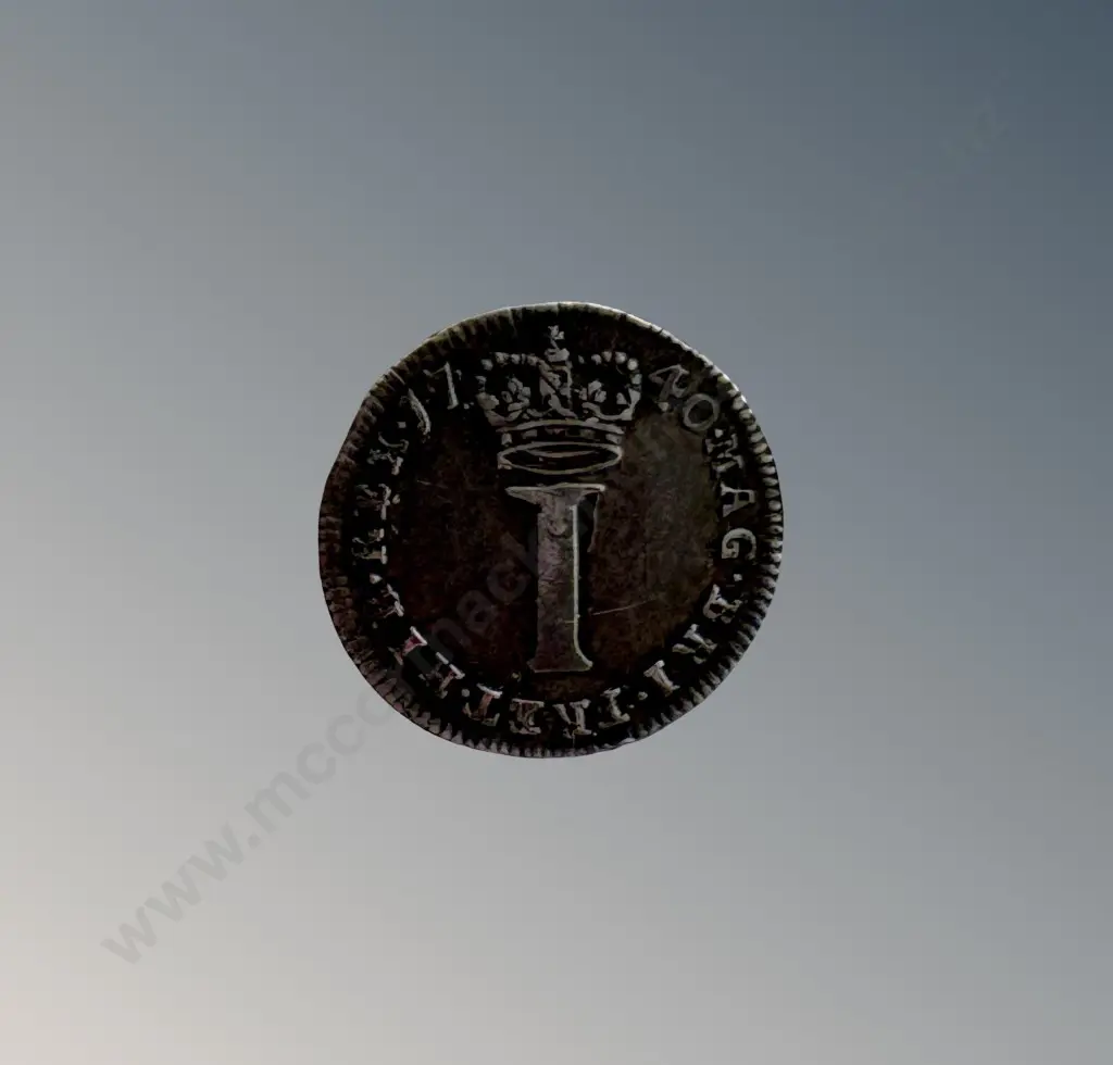 18th Century British Silver Penny Image 1++