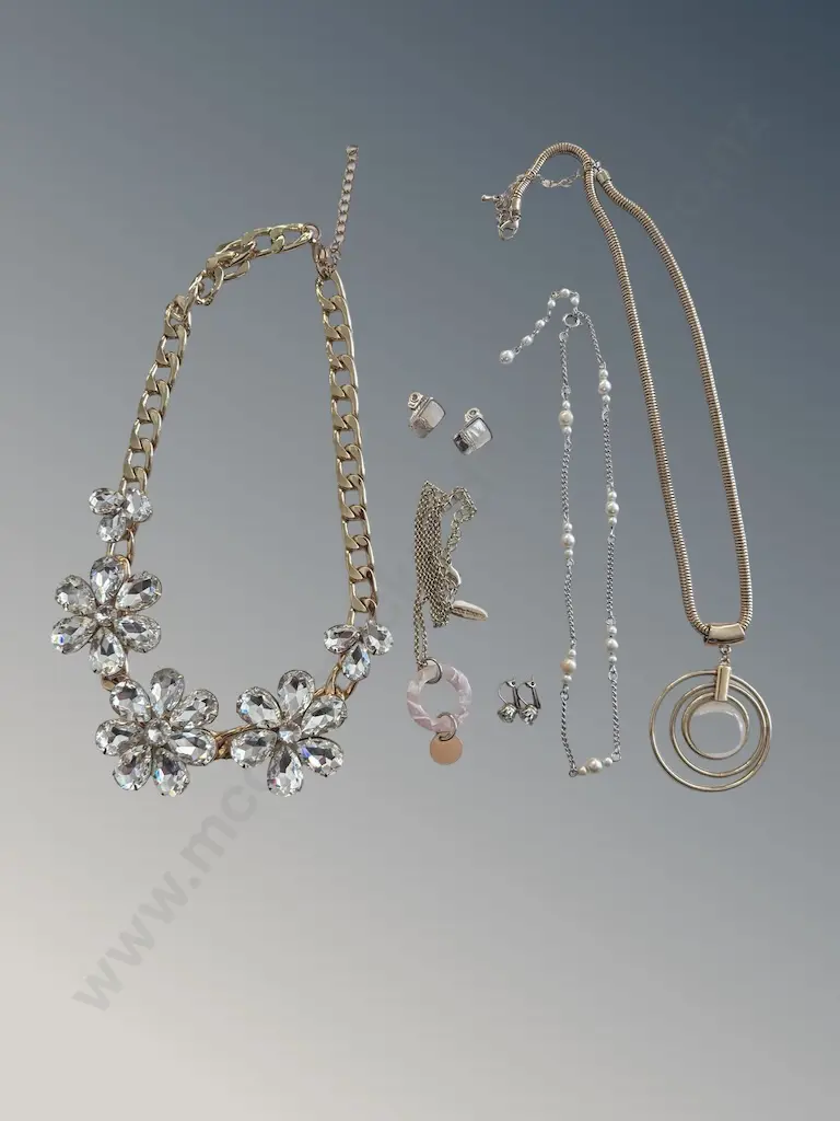 Collection of Costume Jewellery - Necklaces and Earrings Image 1++