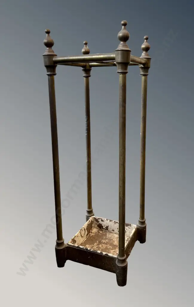 Brass Umbrella and Walking Stick Stand Image 1++