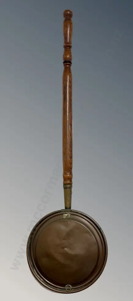 Copper and Brass Bed Warmer Image 1++