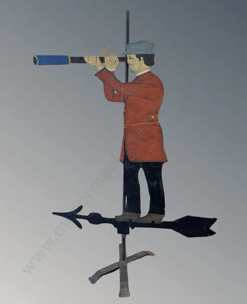 Metal Sea Captain Weather Vane H114cm Image 1++
