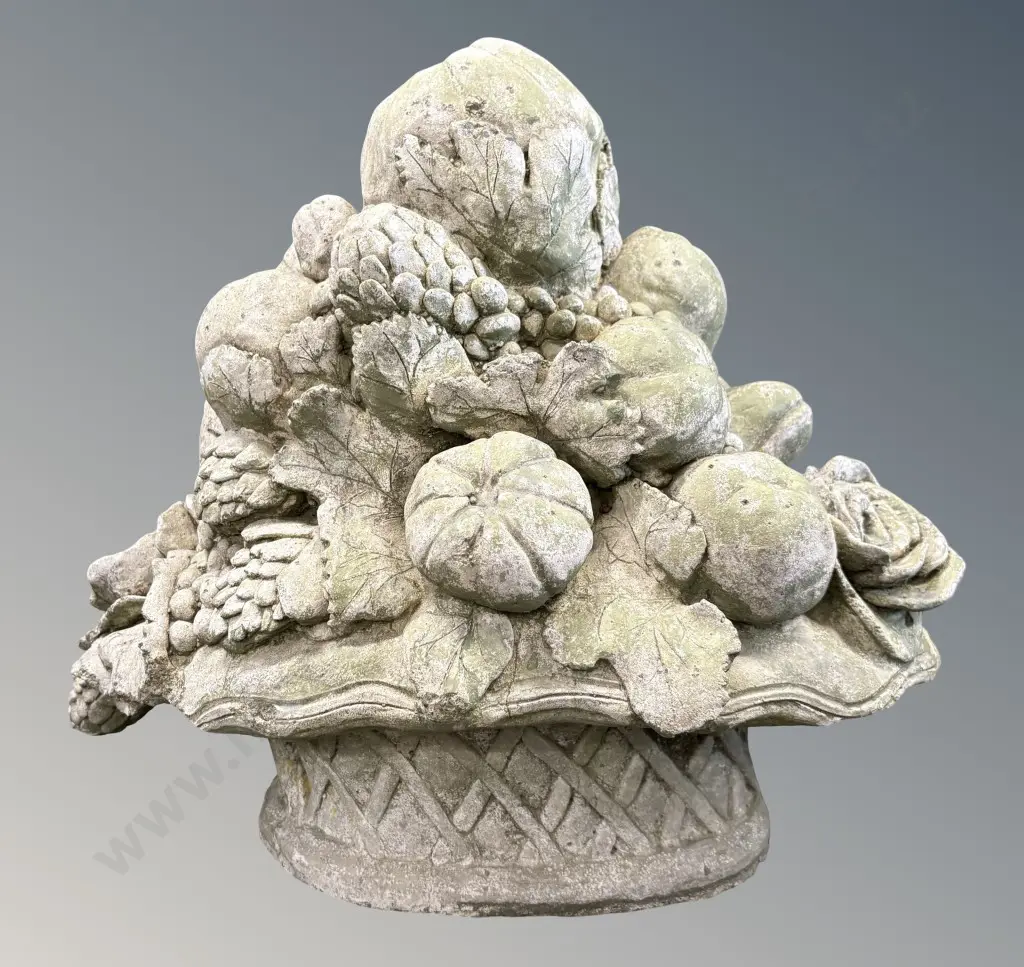 Concrete Fruit Outdoor Centrepiece H37cm Image 1++