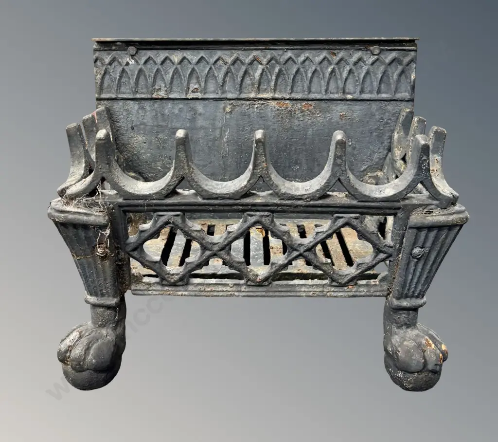 Cast Iron Footed Fire Grate L42cm Image 1++