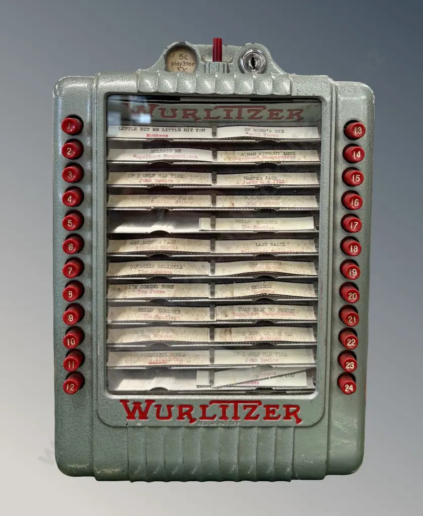Wurlitzer Model 3025 Wall Jukebox, H33cm Image 1++