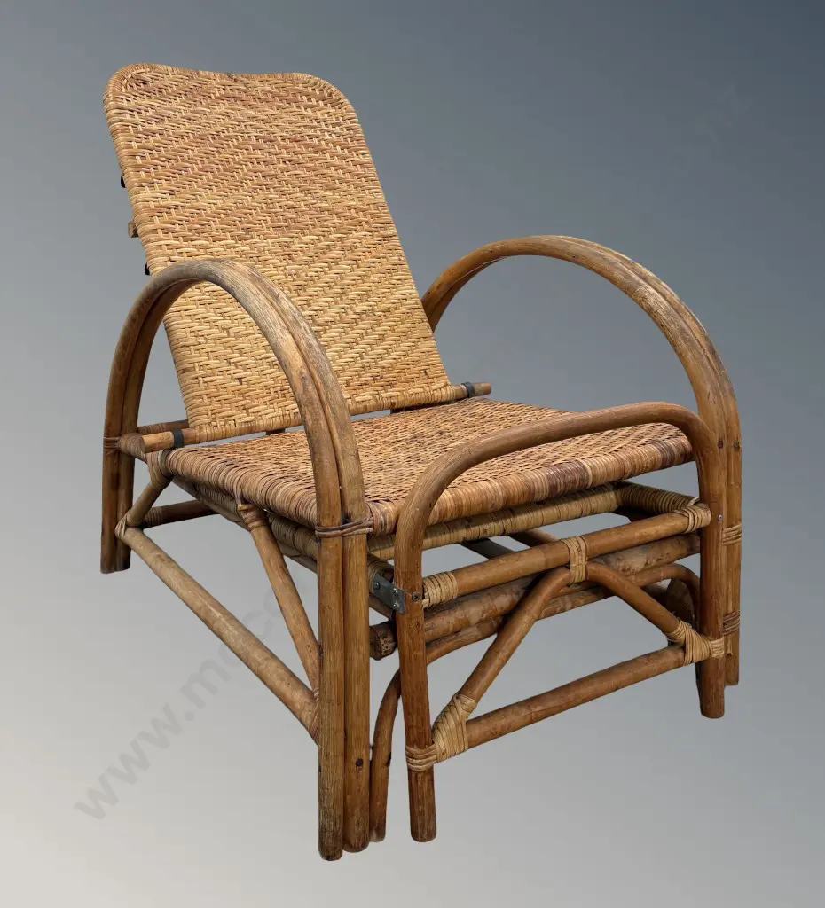 Cane Steamer Chair Image 1++