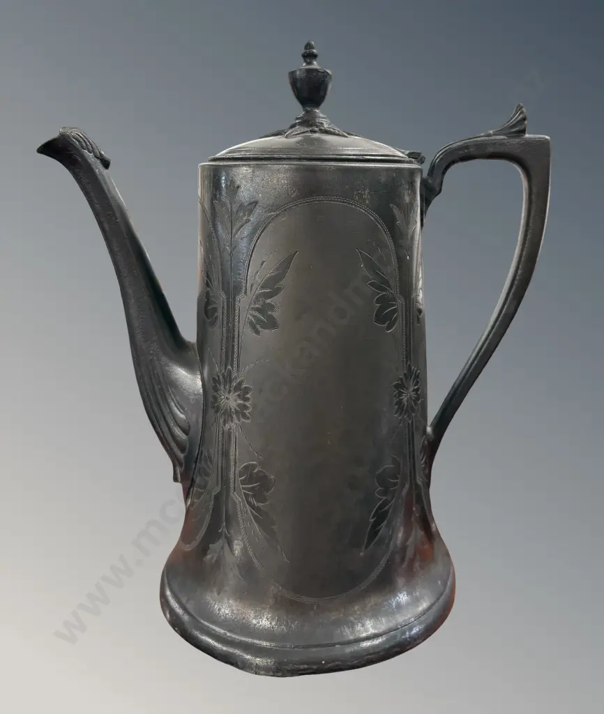 Pewter Coffee Pot, H27cm Image 1++