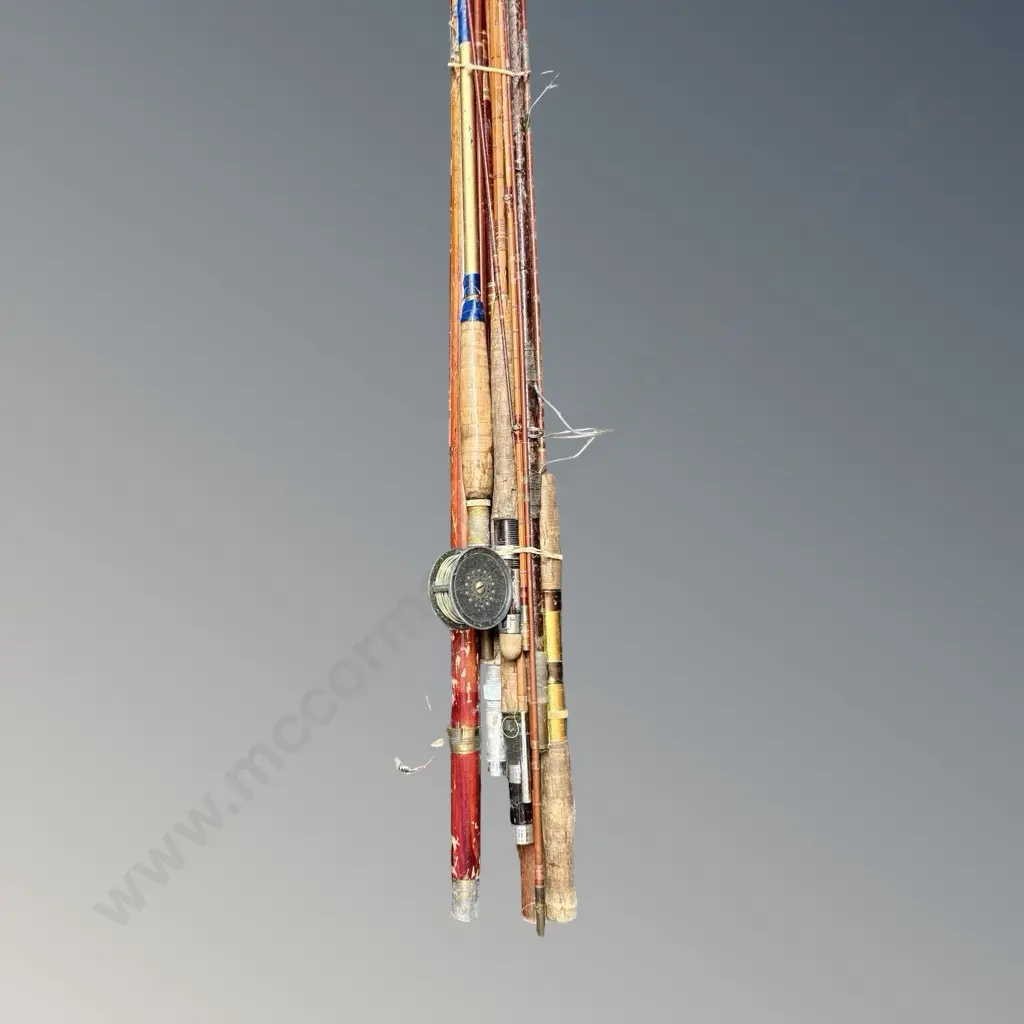 Collection of Fly-Fishing Rods including Split Cane, etc Image 1++