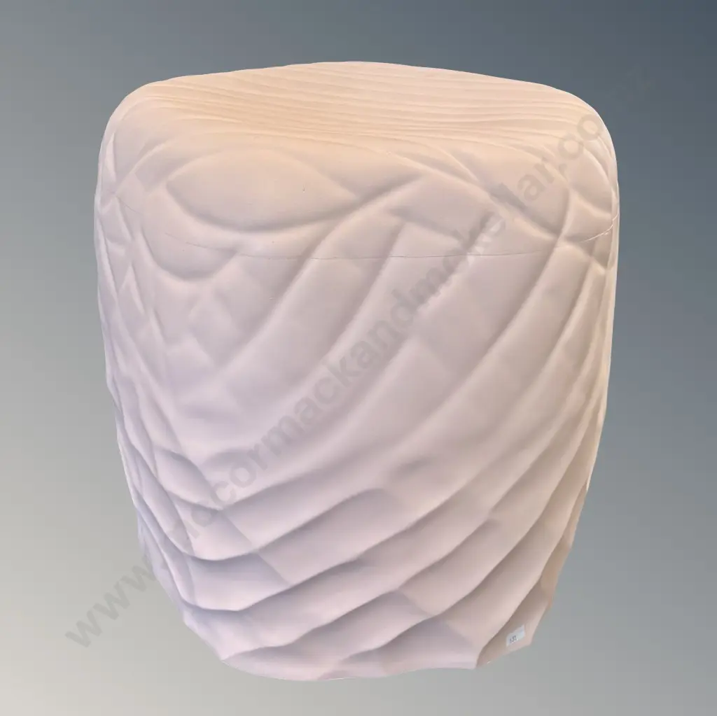 Tonon Italian Dusty Pink River Stone Outdoor Pouf H45xD46cm Image 1++